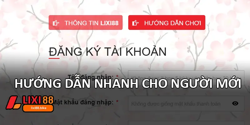 Hướng dẫn nhanh cho người mới